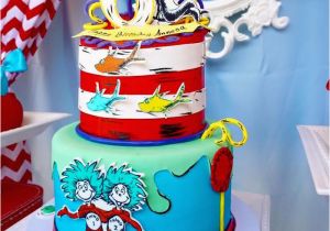 Dr Seuss Birthday Cake Decorations Kara 39 S Party Ideas Dr Seuss Birthday Party Kara 39 S Party