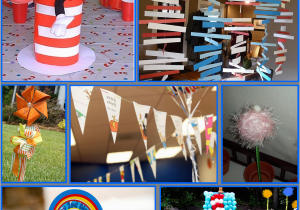 Dr Seuss Birthday Decoration Ideas One Fish Two Fish Red Fish Blue Fish eventful Possibilities