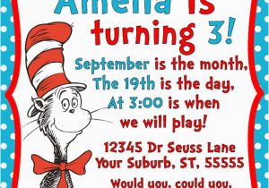 Dr Seuss Birthday Invitations Photo Design Free Dr Seuss Graduation Invitation with Photo Mod