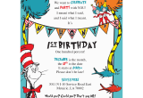 Dr Seuss Birthday Invitations Photo Dr Seuss Birthday Invitations Blackline