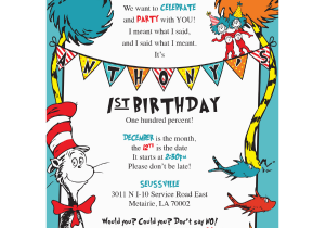 Dr Seuss Birthday Invitations Photo Dr Seuss Birthday Invitations Blackline