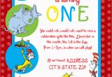 Dr Seuss Birthday Invitations Photo Dr Seuss First Birthday Party Invitation by Sdgraphicdesign