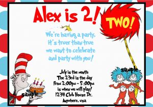 Dr Seuss Birthday Invitations Photo Jb40 Dr Seuss Birthday Invitations