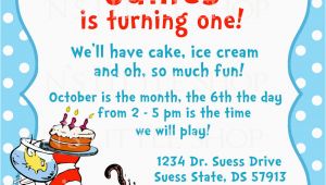 Dr Seuss Birthday Invitations Wording Dr Seuss Birthday Invitations Wording Free Invitation