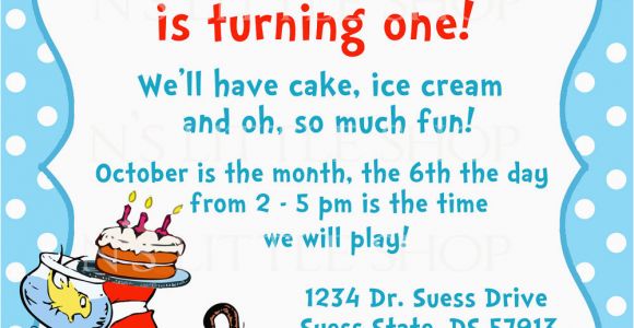Dr Seuss Birthday Invitations Wording Dr Seuss Birthday Invitations Wording Free Invitation