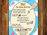 Dr Seuss Birthday Invite Dr Seuss Birthday Invitation Digital