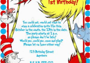 Dr Seuss Birthday Invites Dr Seuss Birthday Invitation by Lovelifeinvites On Etsy