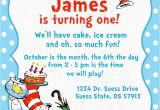 Dr Seuss Birthday Invites Dr Seuss Birthday Invitations Wording Free Invitation