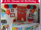 Dr Seuss First Birthday Decorations Dr Seuss 1st Birthday Party Ideas