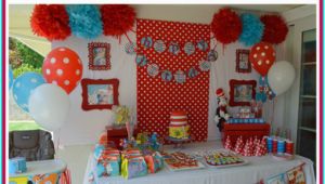Dr Seuss First Birthday Decorations Dr Seuss 1st Birthday Party Ideas