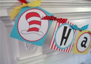 Dr Seuss Happy Birthday Banner Dr Seuss Birthday Banner Happy Birthday by Geminicelebrations