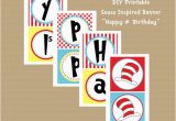 Dr Seuss Happy Birthday Banner Printable Dr Seuss Birthday Banner Happy Birthday Banner