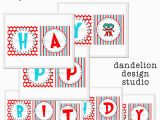 Dr Seuss Happy Birthday Banner Printable Happy Birthday Banner Dr Seuss Party Collection