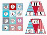 Dr Seuss Happy Birthday Banner Scrap N Teach Dr Seuss Happy Birthday Banner and Cupcake