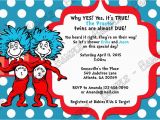 Dr Seuss Twin Birthday Invitations Novel Concept Designs Dr Seuss Thing 1 and Thing 2