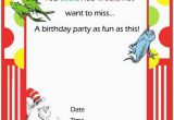 Dr Suess Birthday Invitations Free Printable Dr Seuss First Birthday Invitations