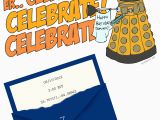 Dr who Birthday Invitations Dabbled Dr who Birthday Party Invitation Downloadable