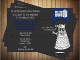 Dr who Birthday Invitations Novel Concept Designs Doctor who Birthday Invitations