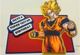 Dragon Ball Z Birthday Card Dragon Ball Z Birthday Card by Craftingwithattitude On Etsy