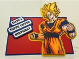 Dragon Ball Z Birthday Card Dragon Ball Z Birthday Card by Craftingwithattitude On Etsy