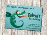 Dragon Birthday Invitations Printable Dragon Birthday Party Invitation Printable and Personalised