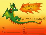 Dragon Birthday Invitations Printable First Birthday Party Invitations Free and Ready to Print