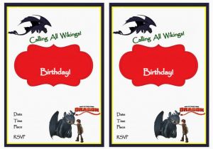 Dragon Birthday Invitations Printable How to Train Your Dragon Birthday Invitations Birthday