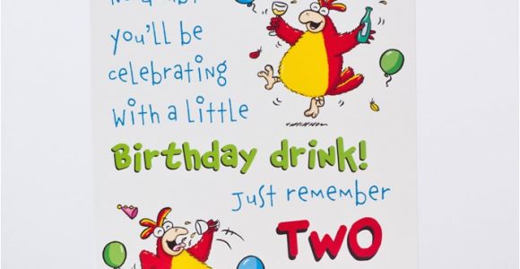 Drinking Birthday Cards Birthday Card Drinking Rooster Only 1 39