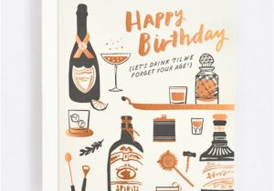 Drinking Birthday Cards Drink to forget Birthday Card Birthday Greeting Cards