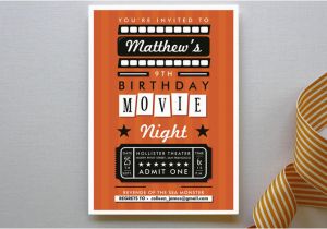 Drive In Movie Birthday Party Invitations Cool Custom Invitations for A Summer Party to Remember