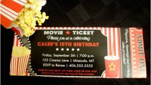 Drive In Movie Birthday Party Invitations Drive In Movie Birthday Party Moms Munchkins