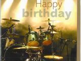 Drummer Birthday Card Drums Birthday Card
