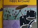 Drummer Birthday Card Handmade Greeting Card Crafts Bestfriends Made It Dw