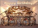 Drummer Birthday Card Happy Birthday Wishes with Drum