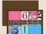 Dual Birthday Party Invitations Dual Birthday Party Invitations Lil 39 Sprout Greetings