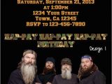 Duck Dynasty Birthday Cards Duck Dynasty Birthday Party Invitation Digital File Free Thank