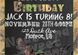 Duck Dynasty Birthday Invitations 5×7 Duck Dynasty Invitation Printable Duck by