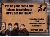 Duck Dynasty Birthday Invitations Duck Dynasty Birthday Invitations Candy Wrappers Thank