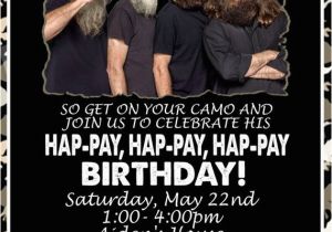 Duck Dynasty Birthday Invitations Megan On Etsy