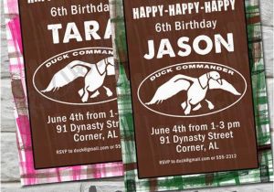 Duck Dynasty Birthday Invitations Unavailable Listing On Etsy