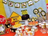 Dump Truck Birthday Party Decorations Construction Birthday Banner Construction Birthday