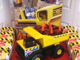 Dump Truck Birthday Party Decorations Dump Truck Cake Construction Party Ideas Supplies