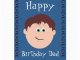 E Birthday Cards for Dad Birthday Dad son Greeting Card Zazzle