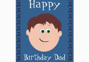 E Birthday Cards for Dad Birthday Dad son Greeting Card Zazzle