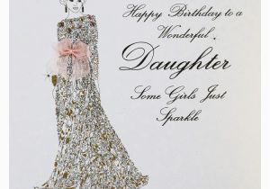 E Birthday Cards for Daughter Five Dollar Shake Diamonds In the Sky Wonderful Daughter