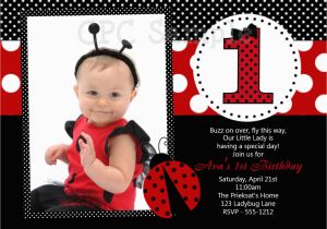 E Invitation for Baby Birthday Create Own Ladybug Birthday Invitations Templates