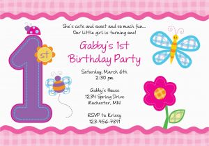 E Invites for Birthday Party First Birthday Party Invitations Templates Free