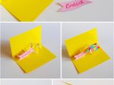 Easy Pop Up Cards for Birthdays Diy Pop Up Cards