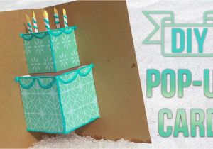 Easy Pop Up Cards for Birthdays How to Make A Simple Pop Up Birthday Card Youtube