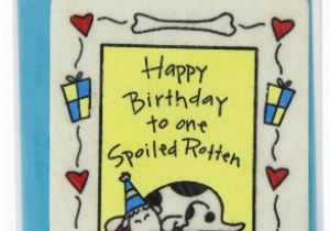 Edible Dog Birthday Cards Crunchkins Edible Crunch Card Birthday Spoiled Rotten Dog